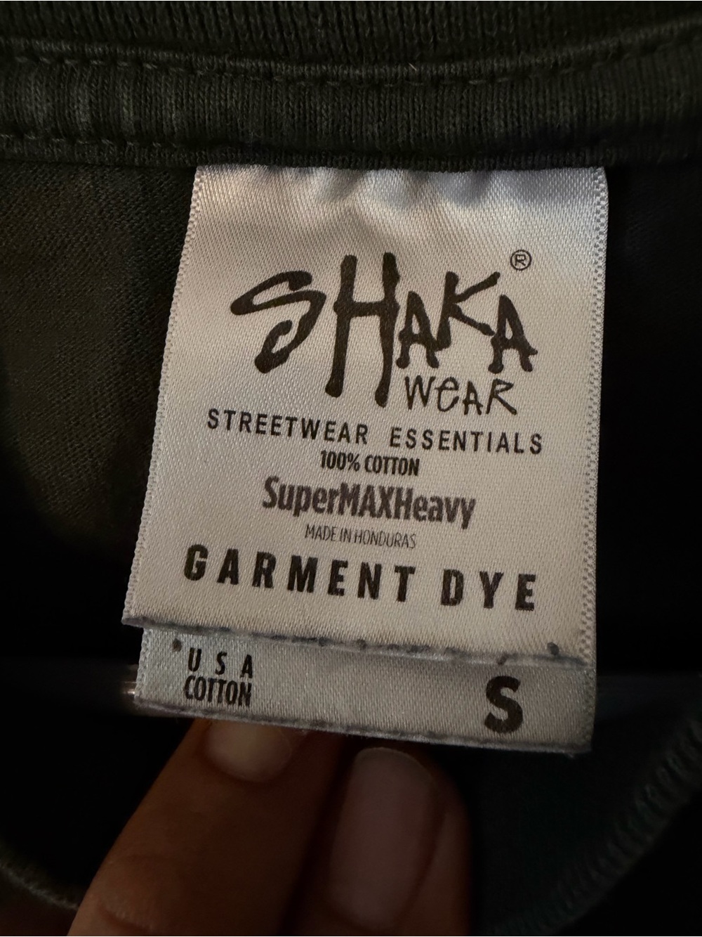 Shaka Wear SuperMAXHeavy dark green T-Shirt - Streetwear